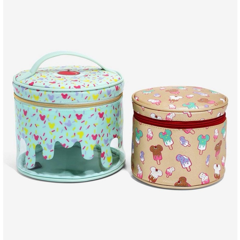 Danielle Nicole Disney Mickey Mouse Sundae Cosmetic Bag Set, NWT. - Picture 2 of 6